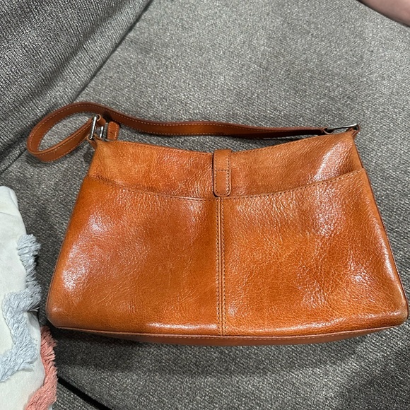 Wilsons Leather Pelle Studio Cognac Shoulder Bag - Picture 2 of 12